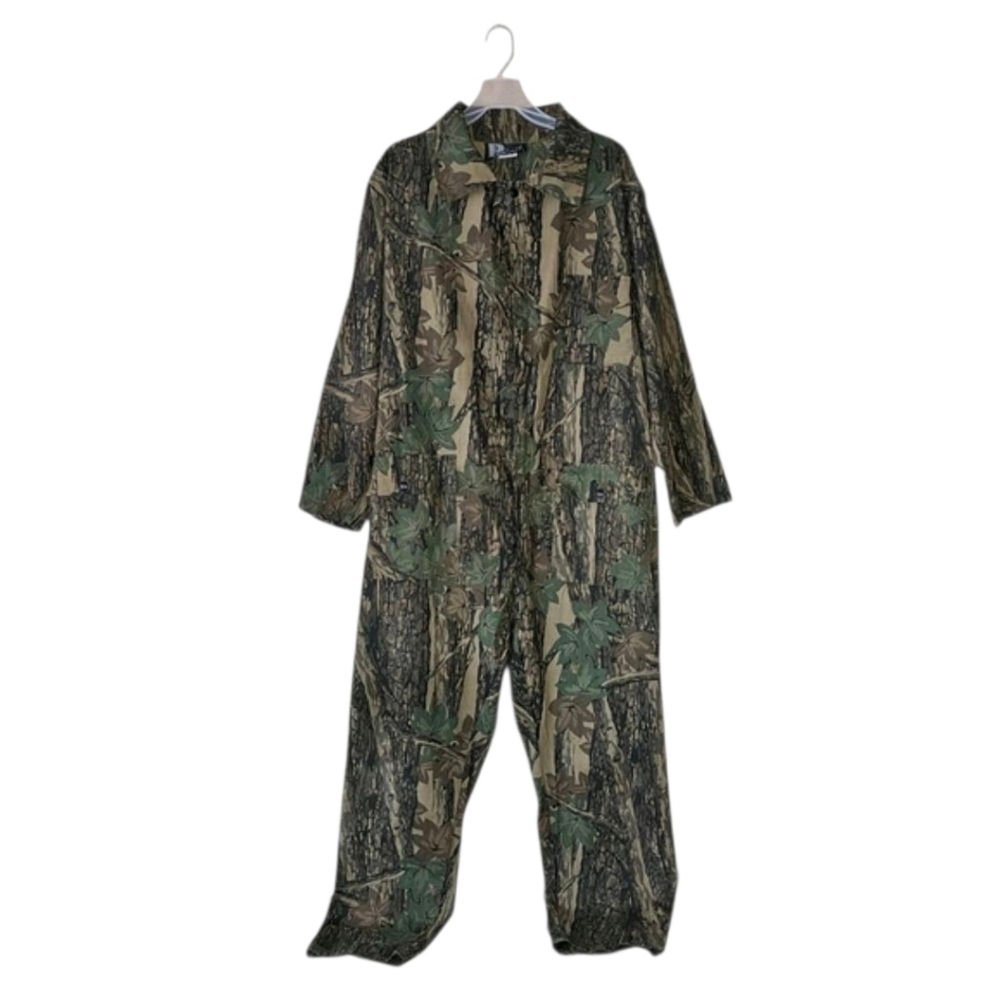 Patriot Industries Vintage Mens's Camo Hunting Overalls